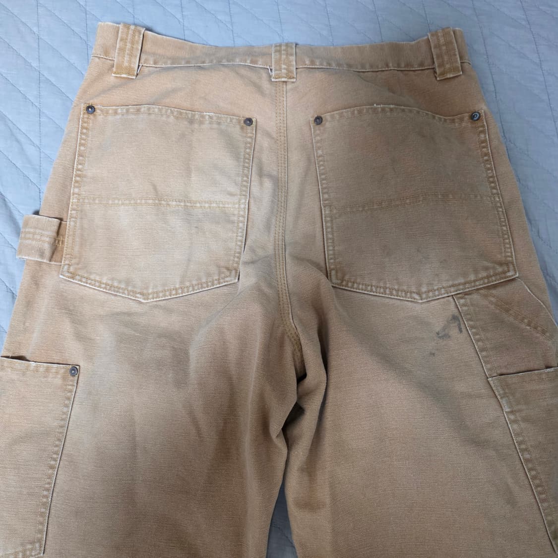 [S] 세인트미카엘 23AW 더블니 워크 팬츠 베이지 상품이미지8