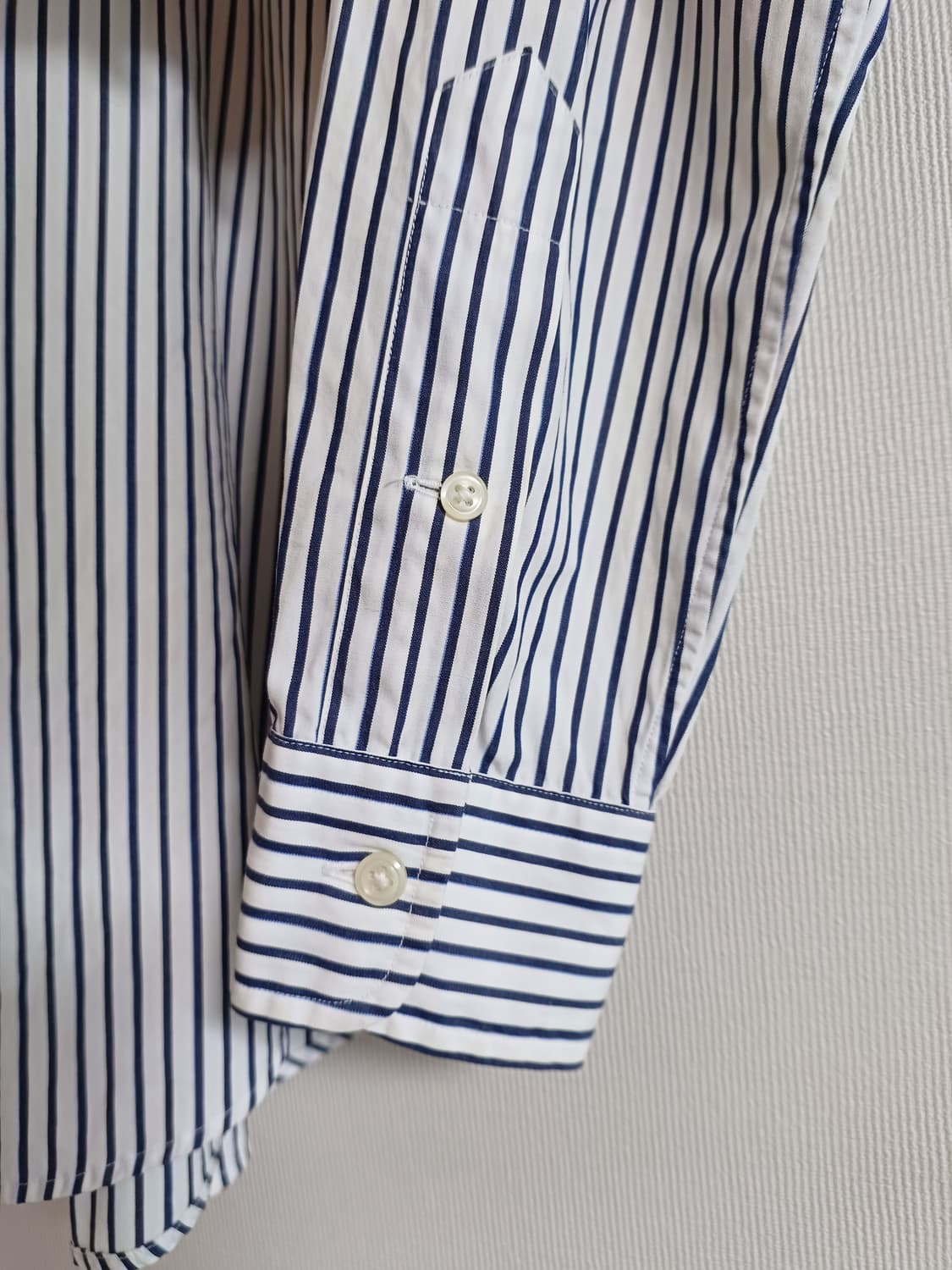 폴로 랄프로렌 스트라이프 긴팔 셔츠 줄무늬 네이비 화이트 polo 상품이미지8