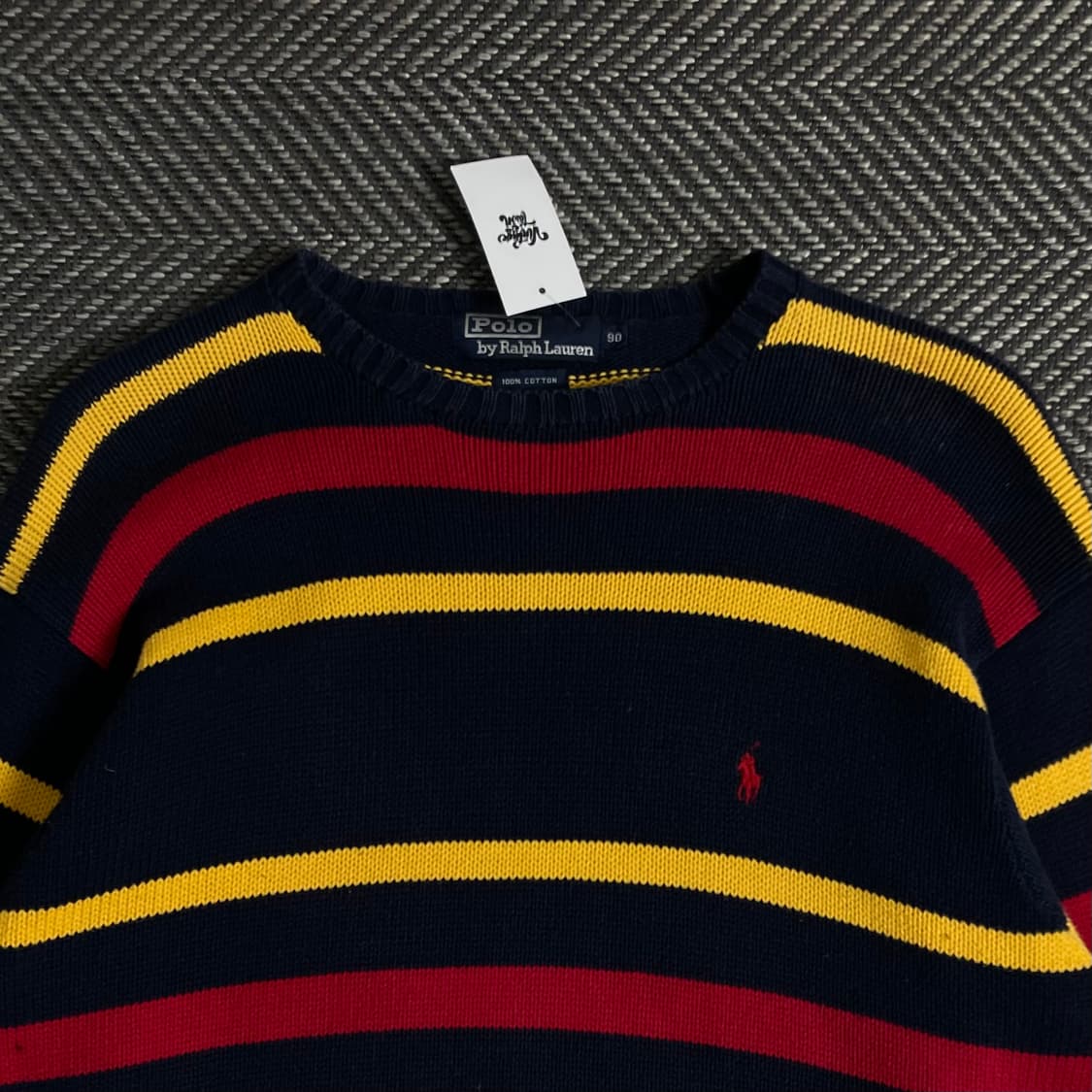 폴로 랄프로렌 포니 아메카지 단가라 니트o 3340 상품이미지4