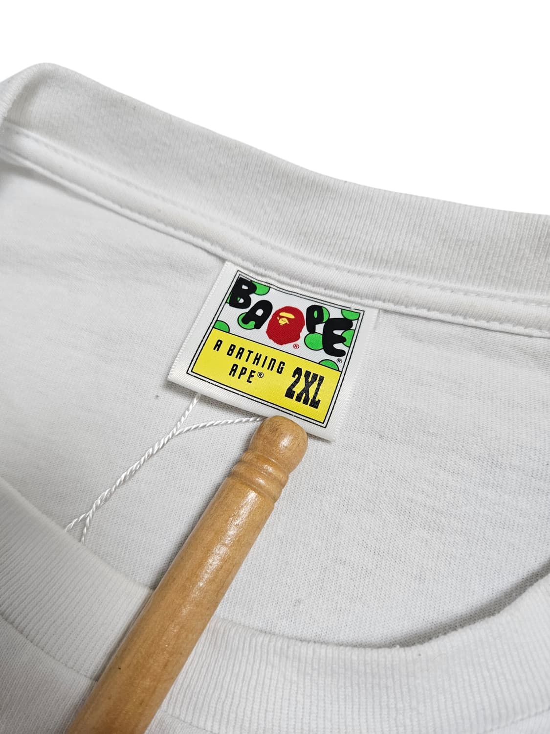 베이프 카모 사루 반팔티 화이트 상품이미지8