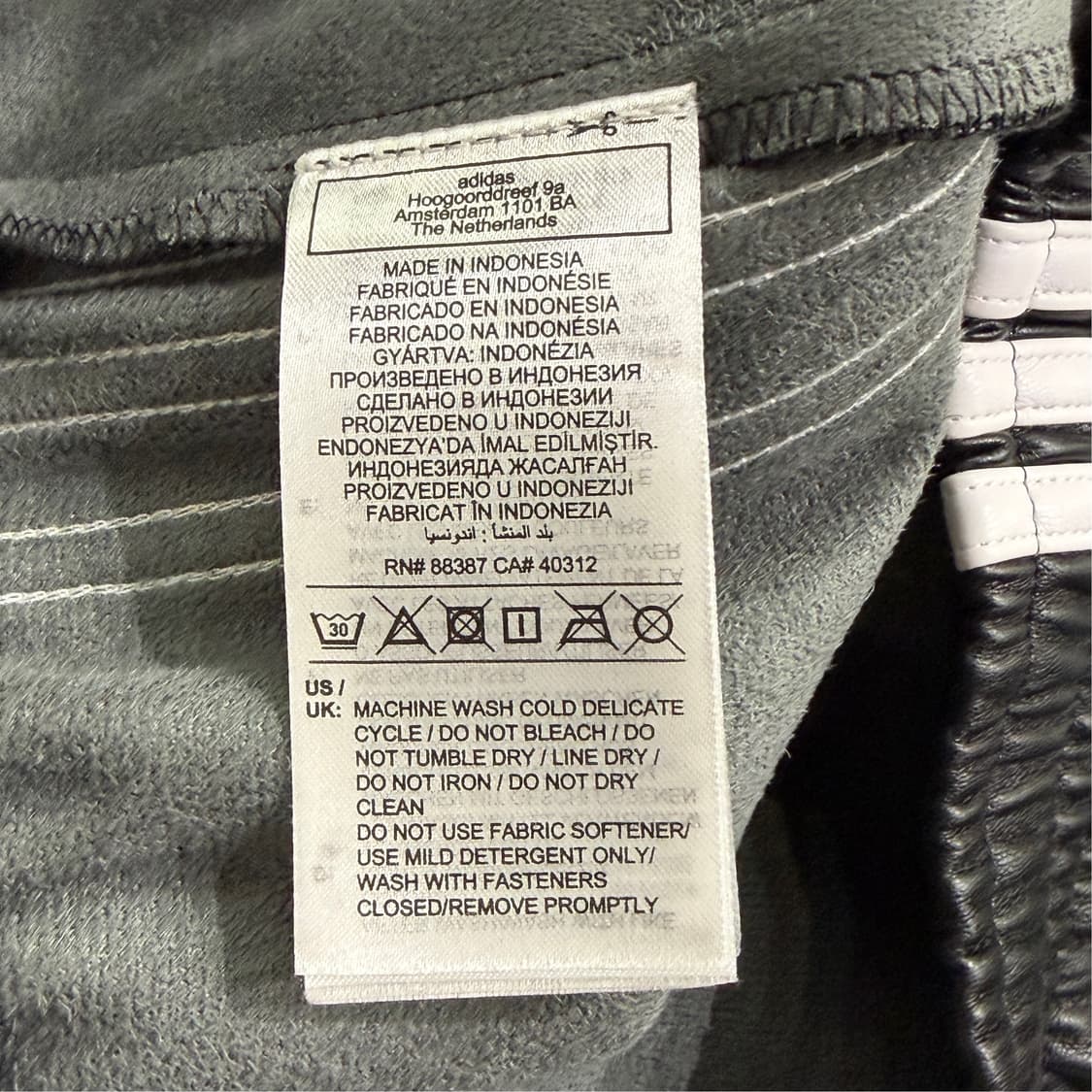 [M] 아디다스 레더 쇼츠 반바지 상품이미지6