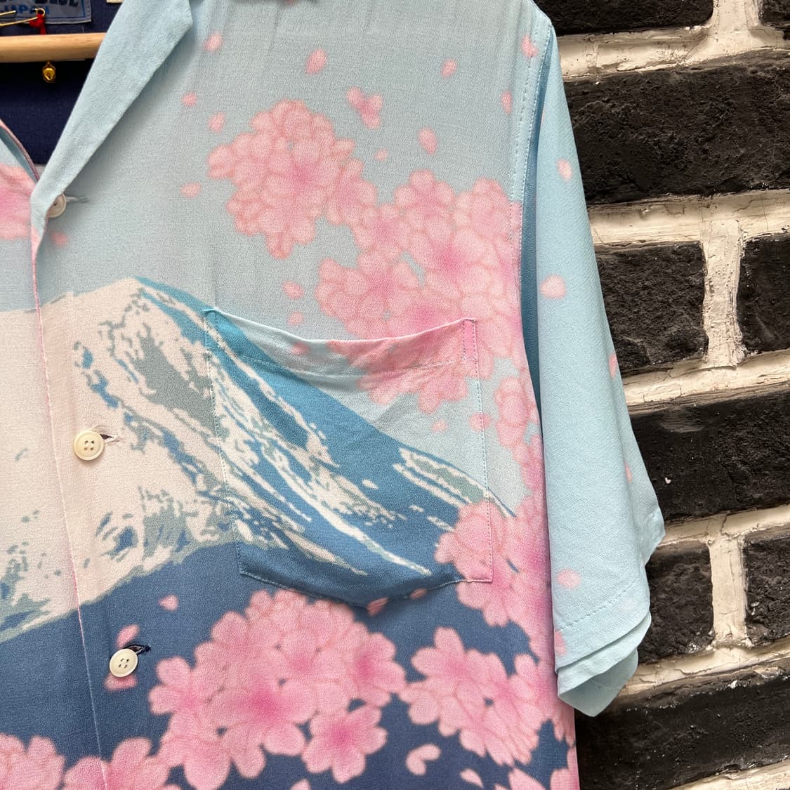 BLUE BLUE JAPAN 벛꽃 레이온 셔츠 상품이미지3