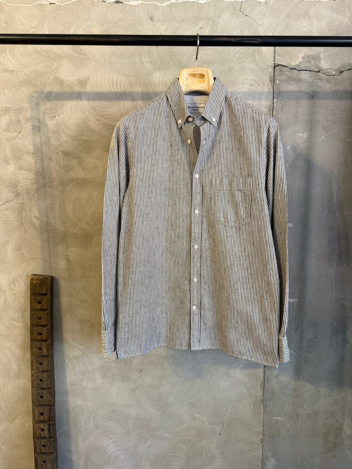 오피신 제네랄 버튼다운 셔츠 슬림100 상품이미지10