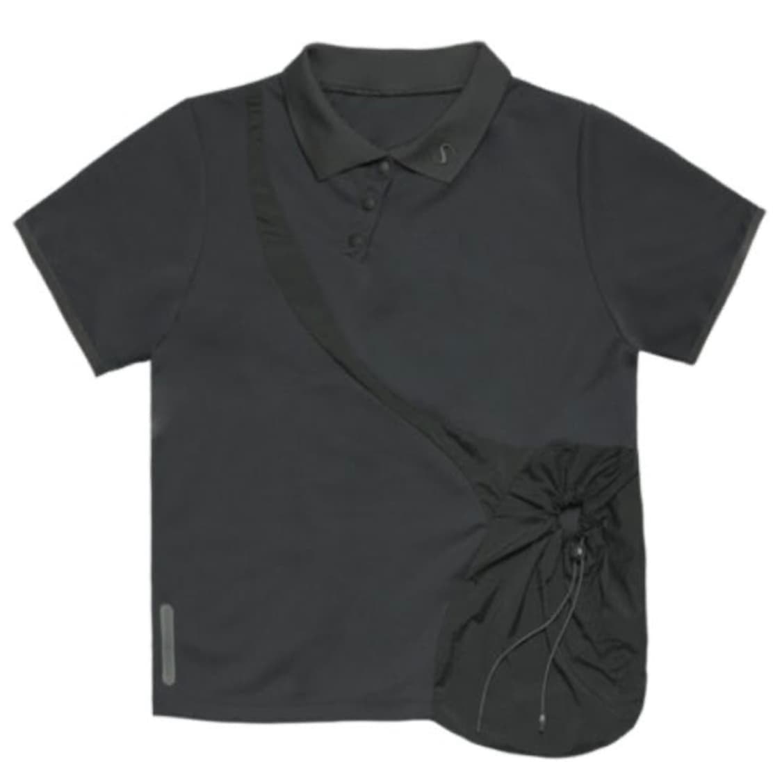 오호스 스트링 홀 피케 티 티셔츠  String Hole PK - t 상품이미지1