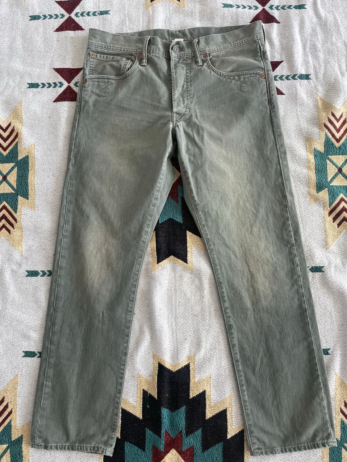 RRL 그린 스트레이트레그 웨스턴 진(32x30) 상품이미지1