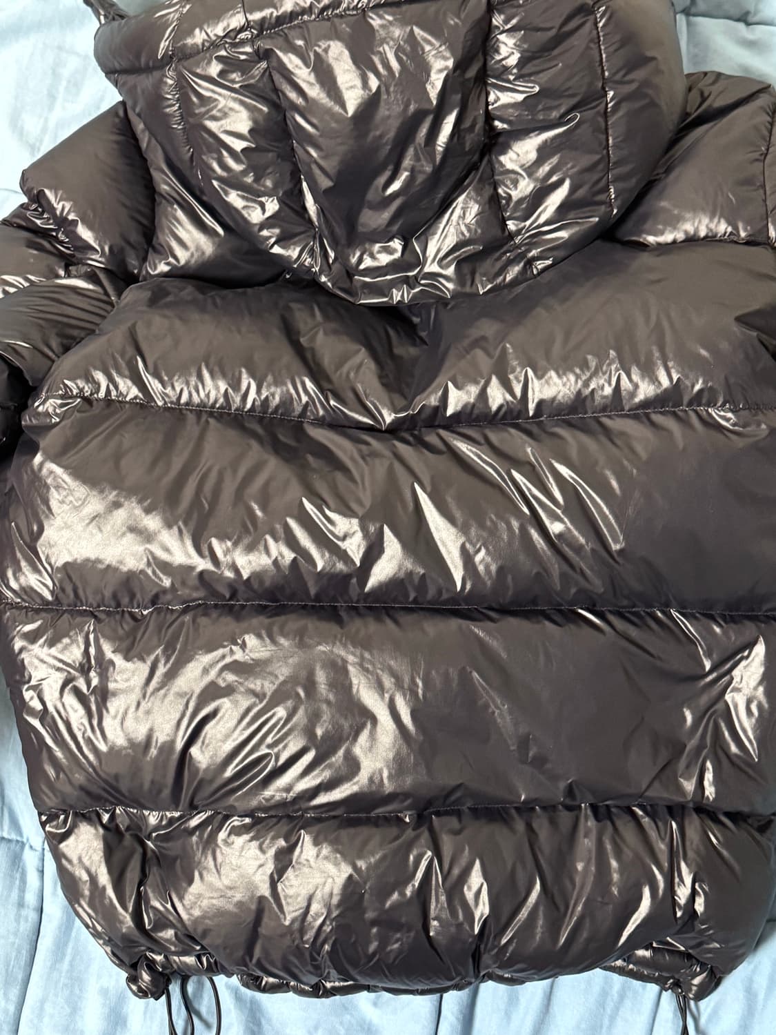 폴로 랄프로렌 유광패딩 블랙 상품이미지2