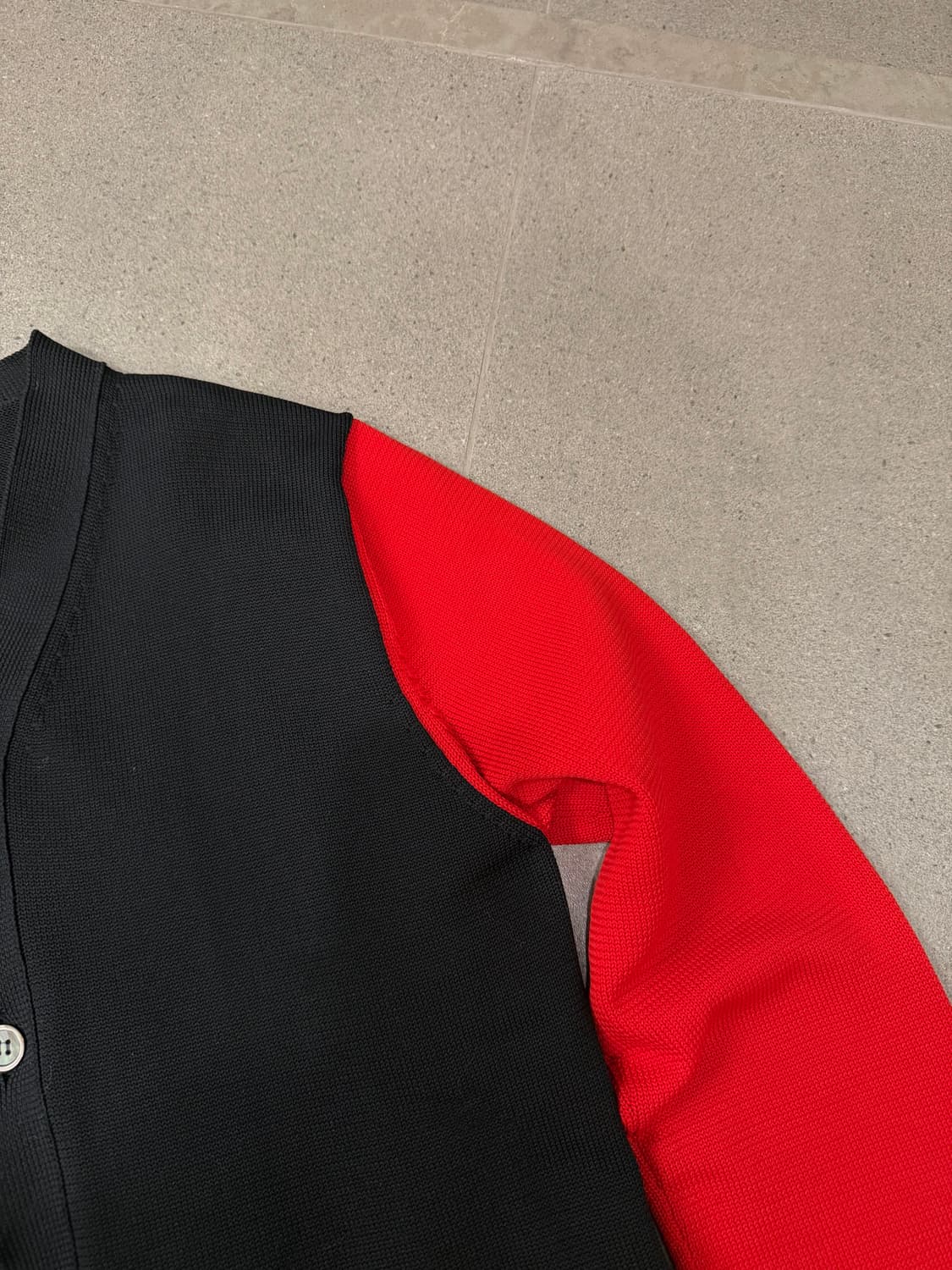 꼼데가르송 배색 가디건 상품이미지3