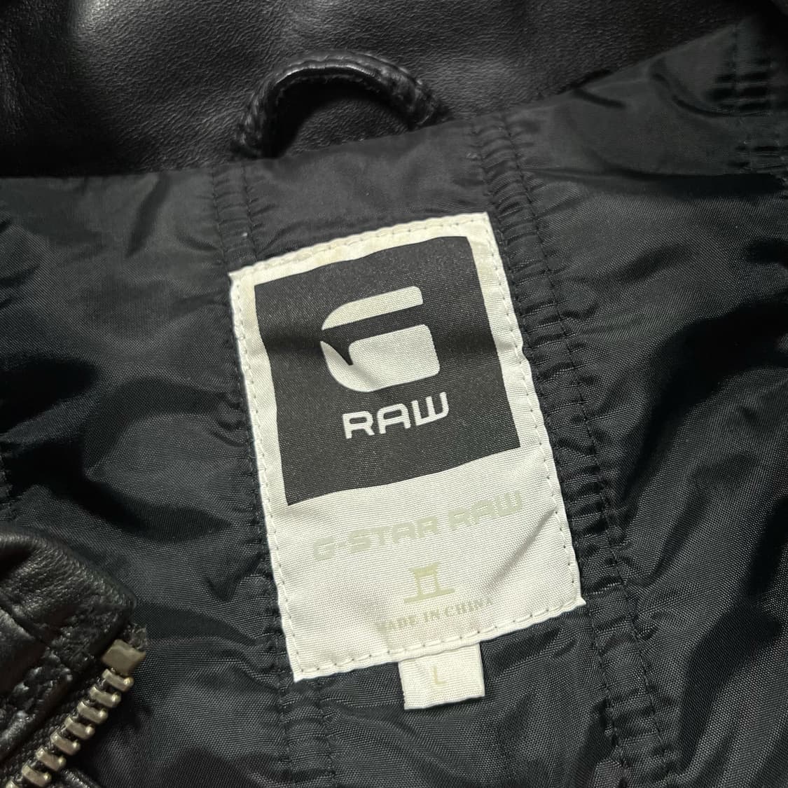 G-Star Raw 지스타 로우 바이커 MFD 레더 자켓 상품이미지8