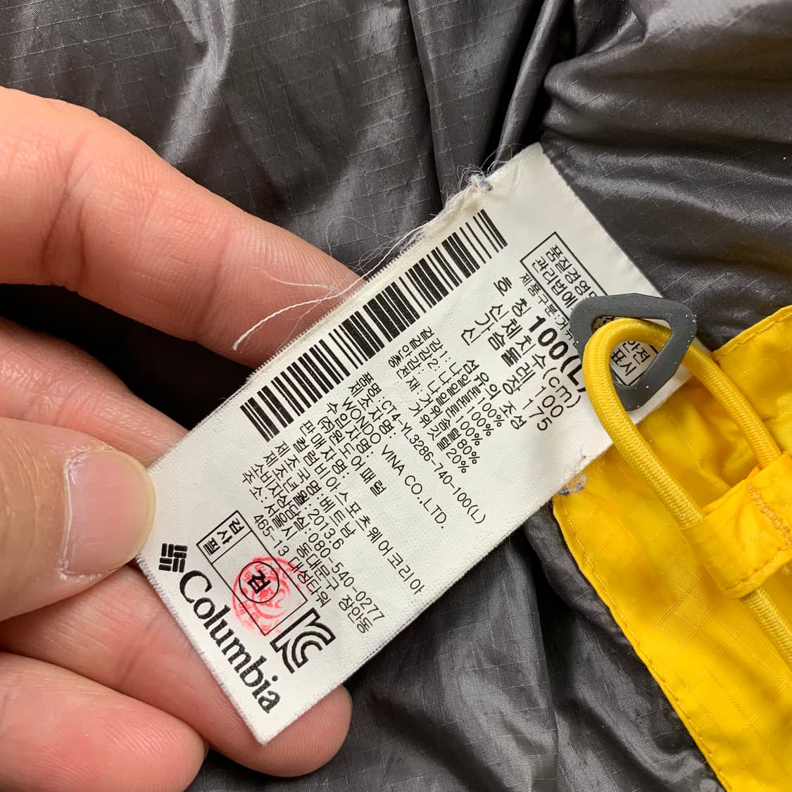 컬럼비아 옴니쉴드 나일론쉘 구스다운 패딩 상품이미지9