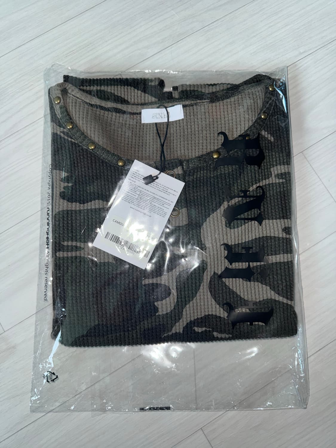 새상품) 러닝하이 스터드 카모 롱슬리브 티셔츠 상품이미지3