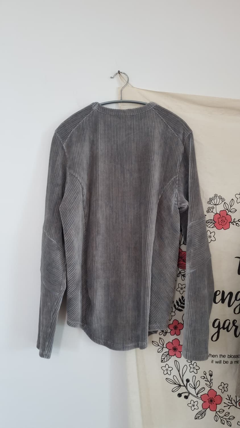 Noirer 투톤 벨벳 리브드 티셔츠 50 상품이미지7