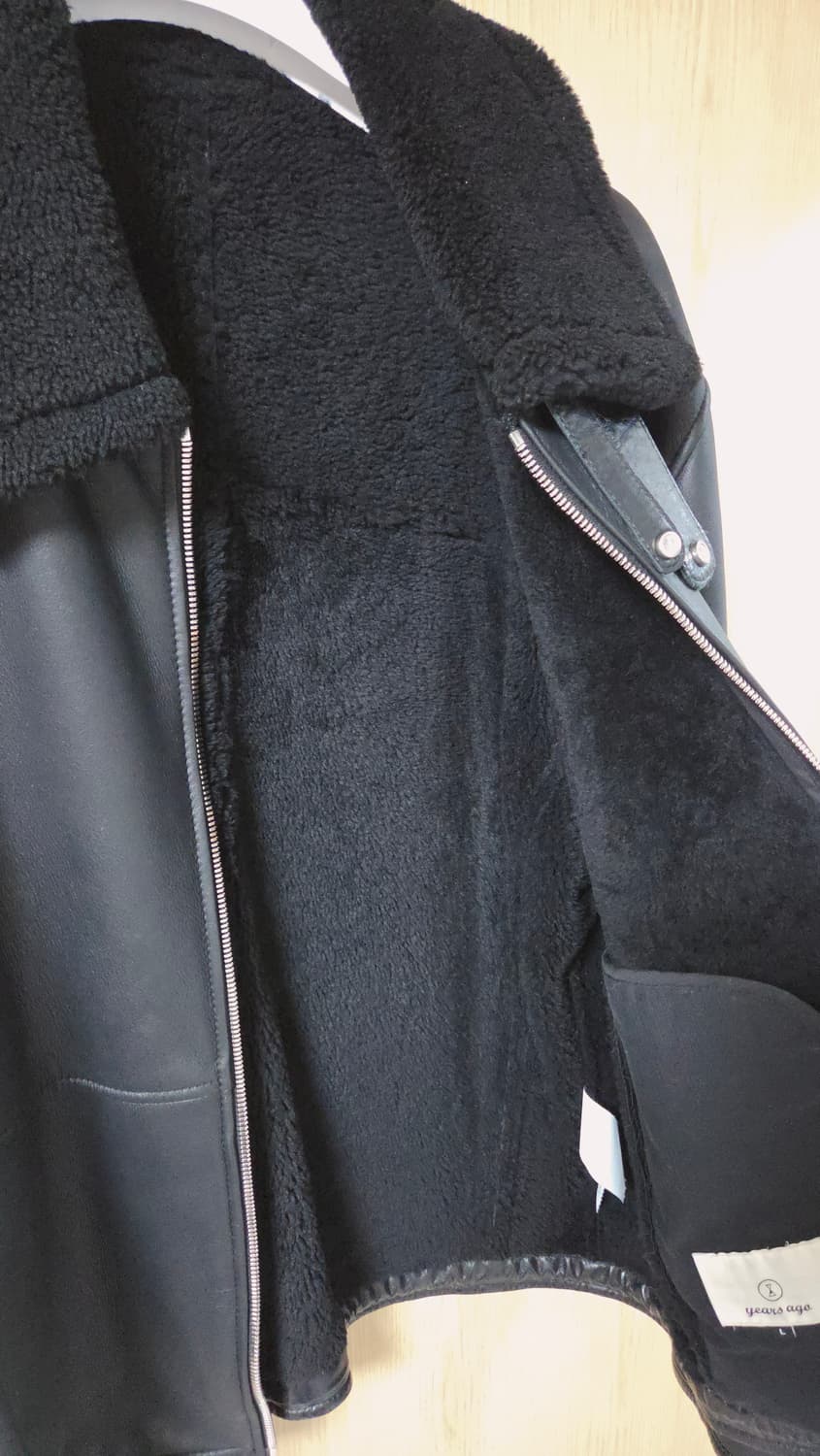 (착샷) 이얼즈어고 스페인산 시어링 쉽스킨 무스탕 상품이미지3