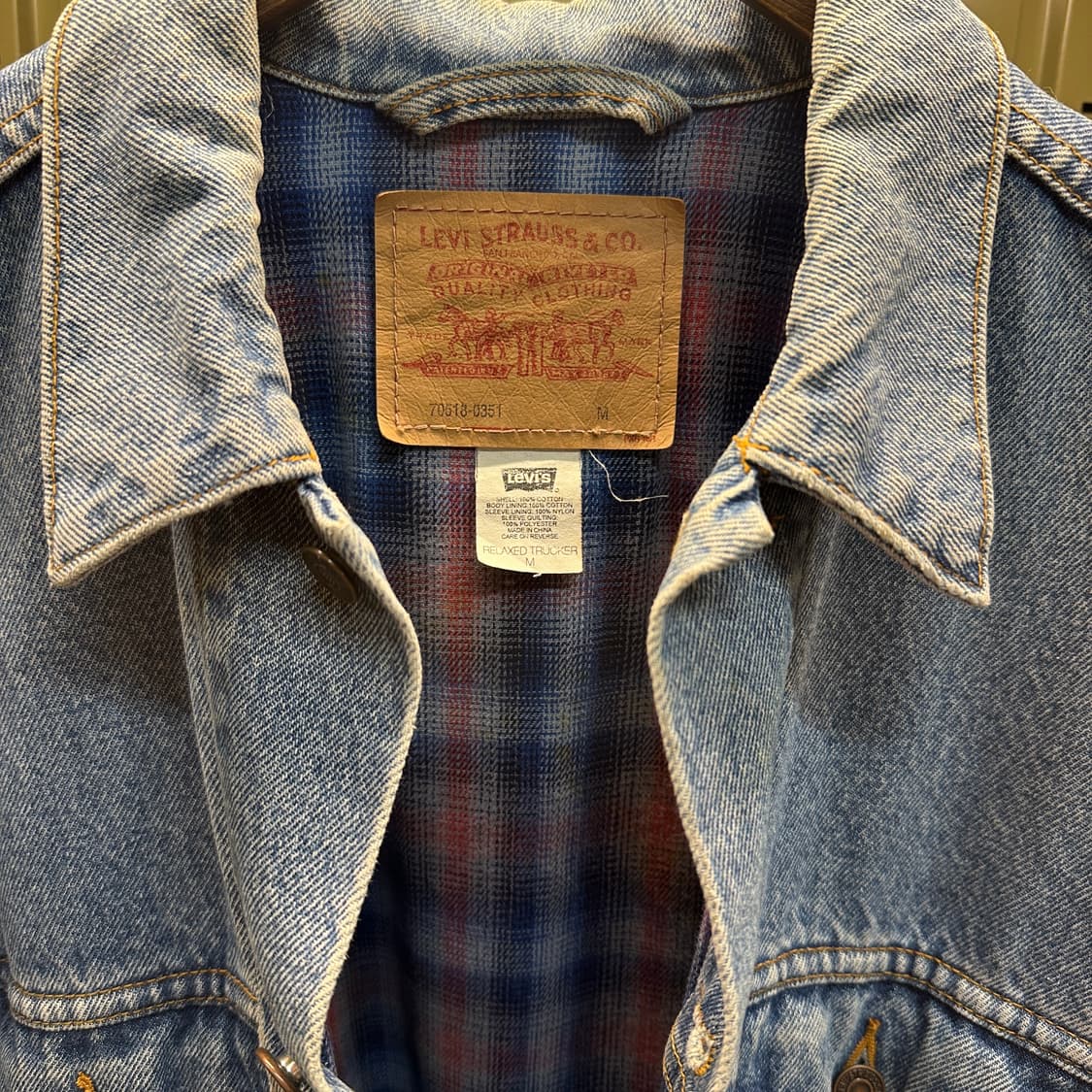 00s Levis Blanket Lined Jacket 상품이미지2