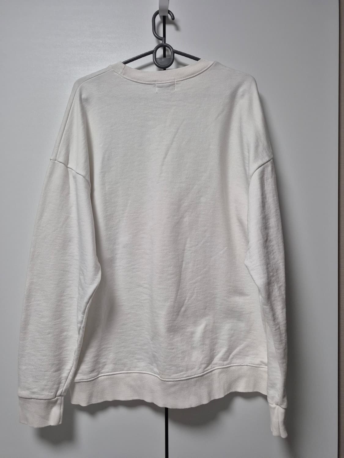 아크네 스튜디오 Acne 로고 맨투맨 화이트 남녀공용M사이즈 상품이미지3