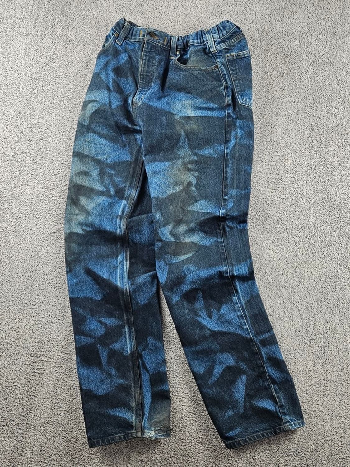 칼하트 밴딩 다잉 워시드 커스텀 데님 팬츠 (36X36추정)/ 11043 상품이미지1