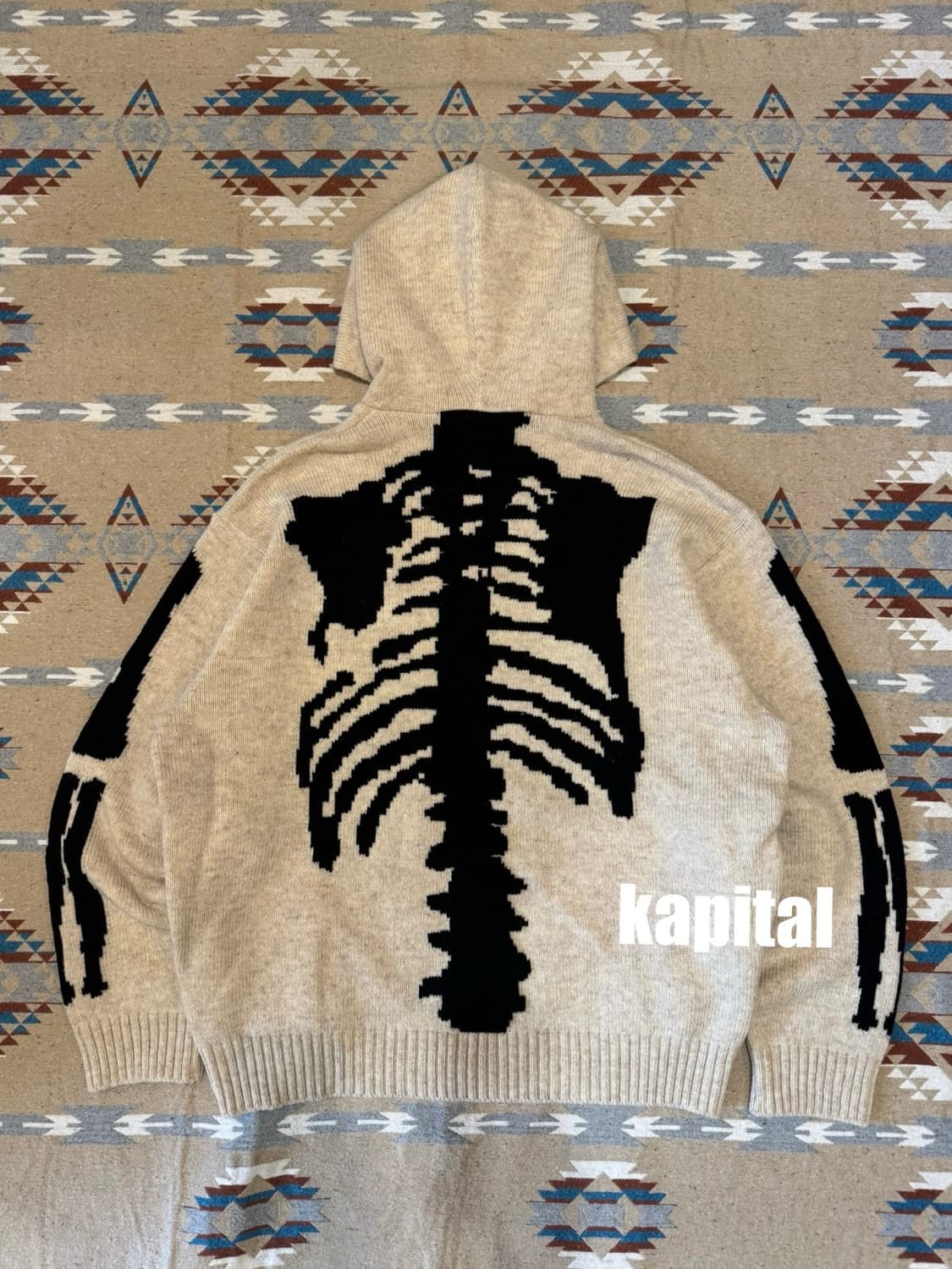 [L] 캐피탈 5G 울 본 후드 스웨터 키나리 상품이미지1