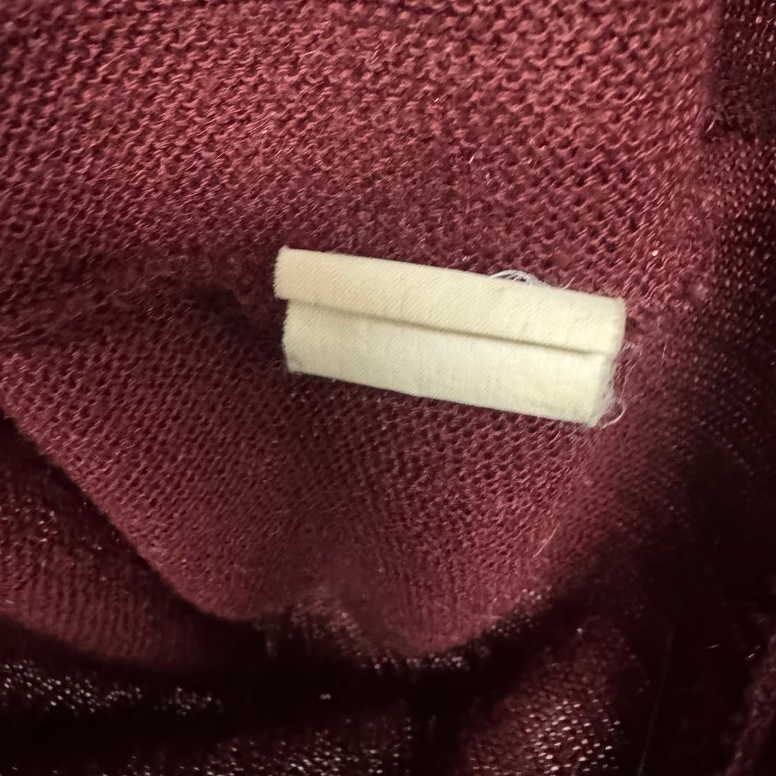 라코스테 로고 코튼가디건 버건디 상품이미지4