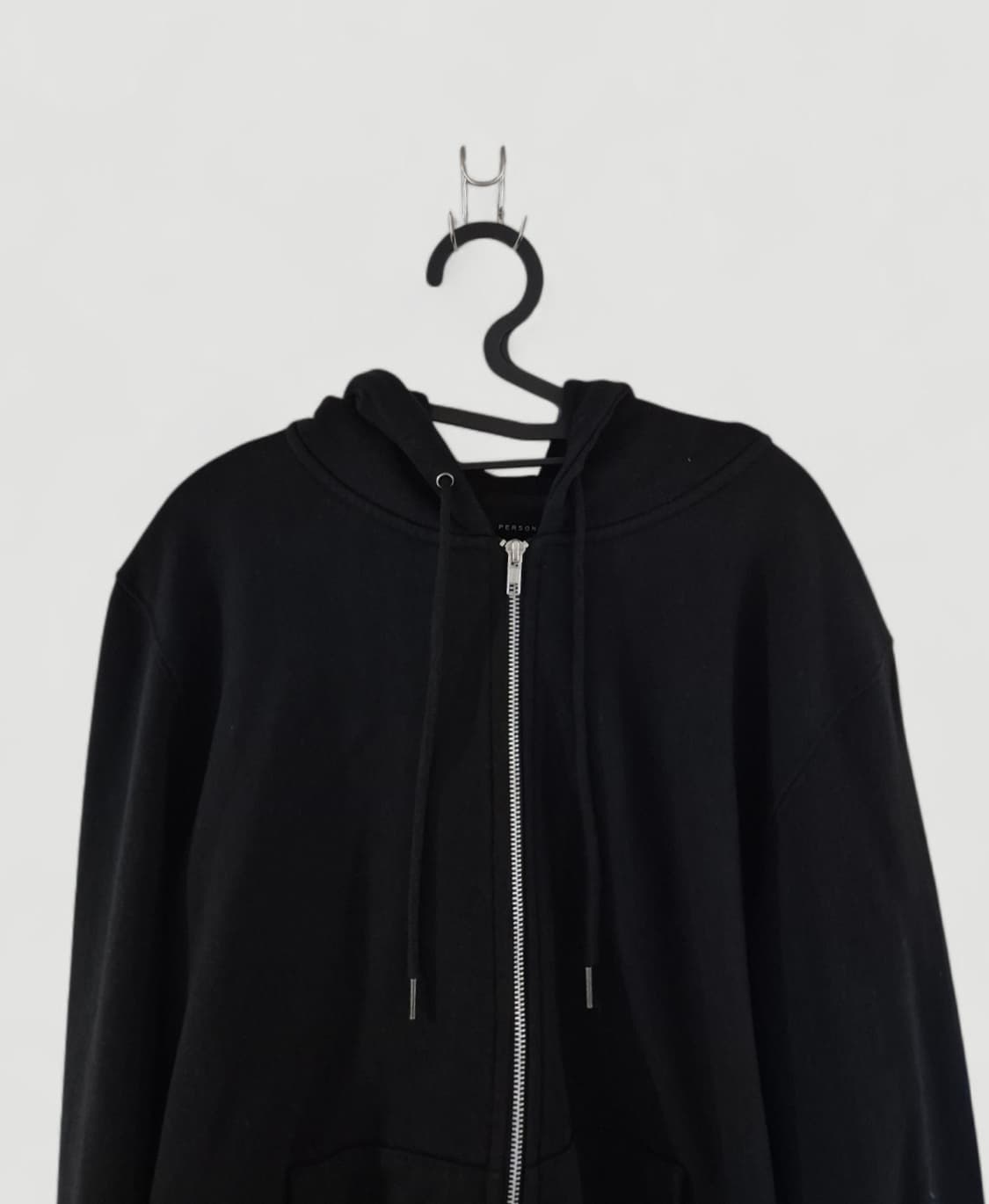 [XL]퍼스널팩 올블랙 후드집업 상품이미지1