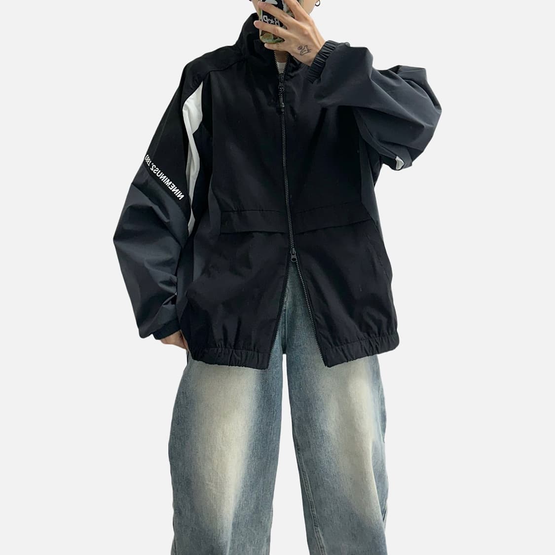 nineminus2 투웨이 우븐 바람막이 자켓 상품이미지3