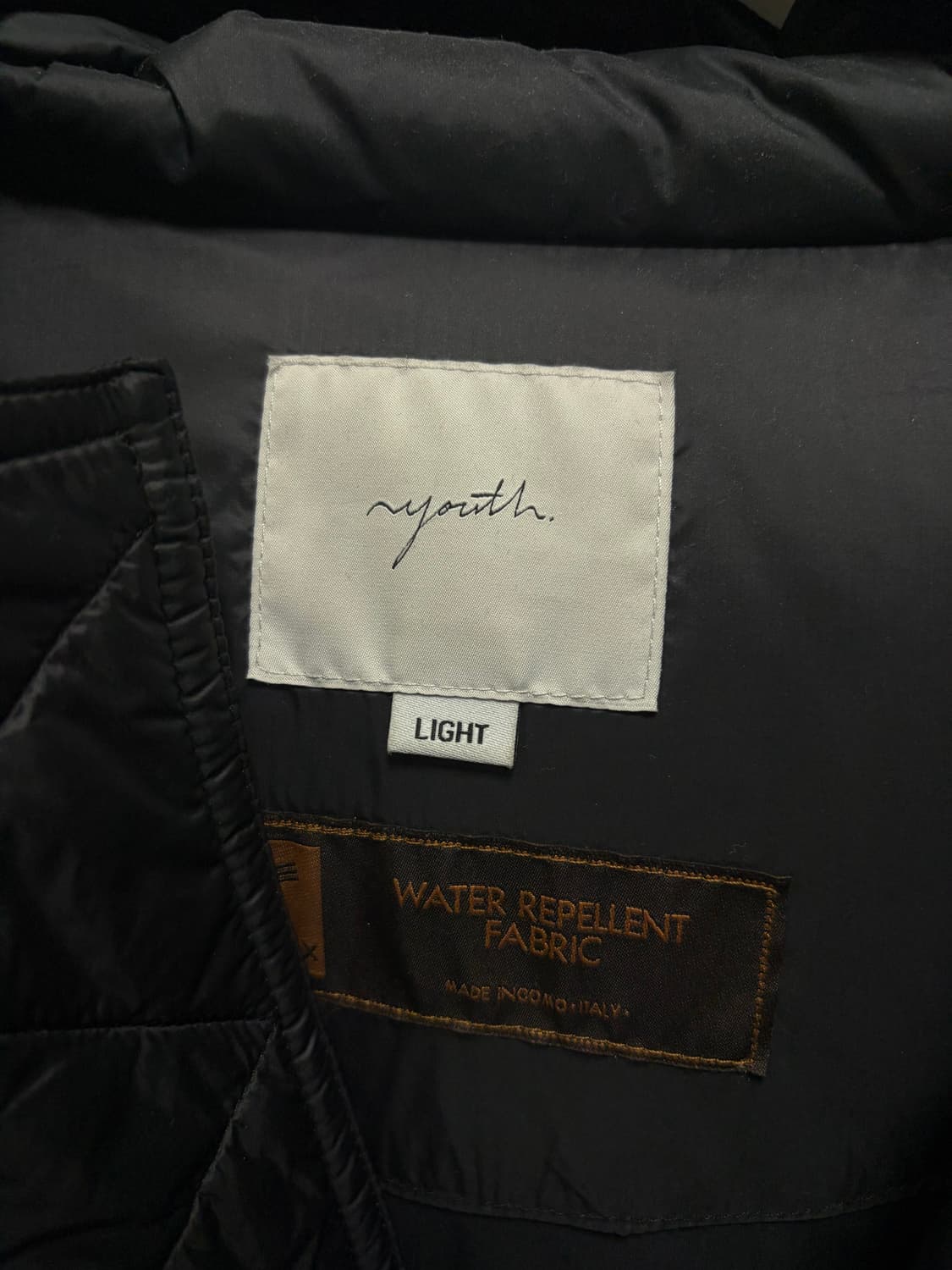 유스 m51 숏패딩 블랙 L 상품이미지2