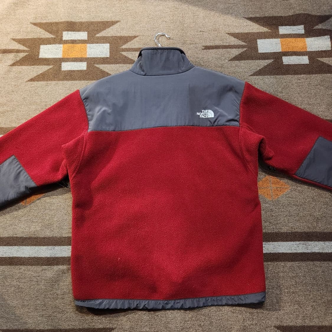 노스페이스 데날리 레드 그레이 플리스 자켓 M 105 상품이미지5