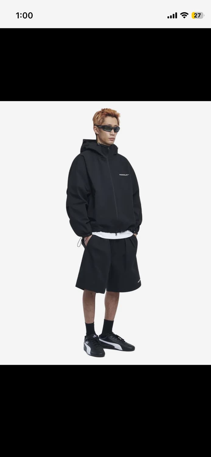 PENON WIND SHELL - BLACK 상품이미지2