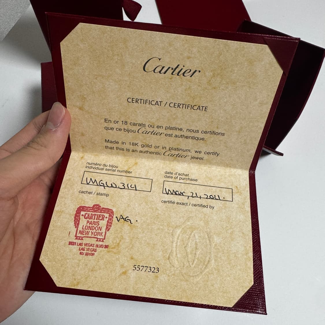 [49] 까르띠에 저스트앵끌루 반지 sm 상품이미지5