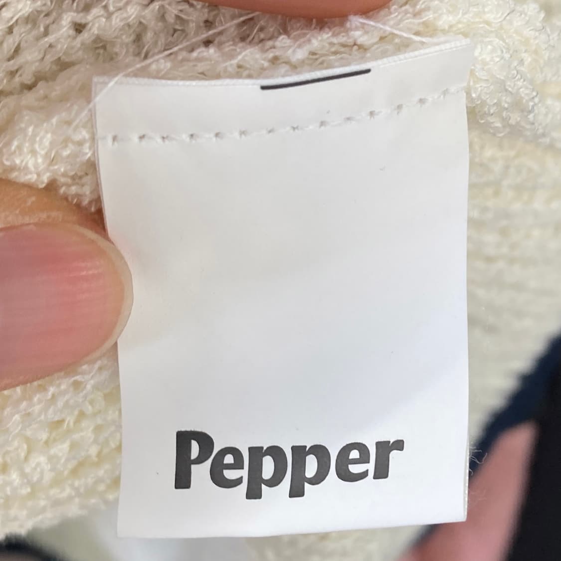 PEPPER 카라 그물가디건 반팔 F  상품이미지5