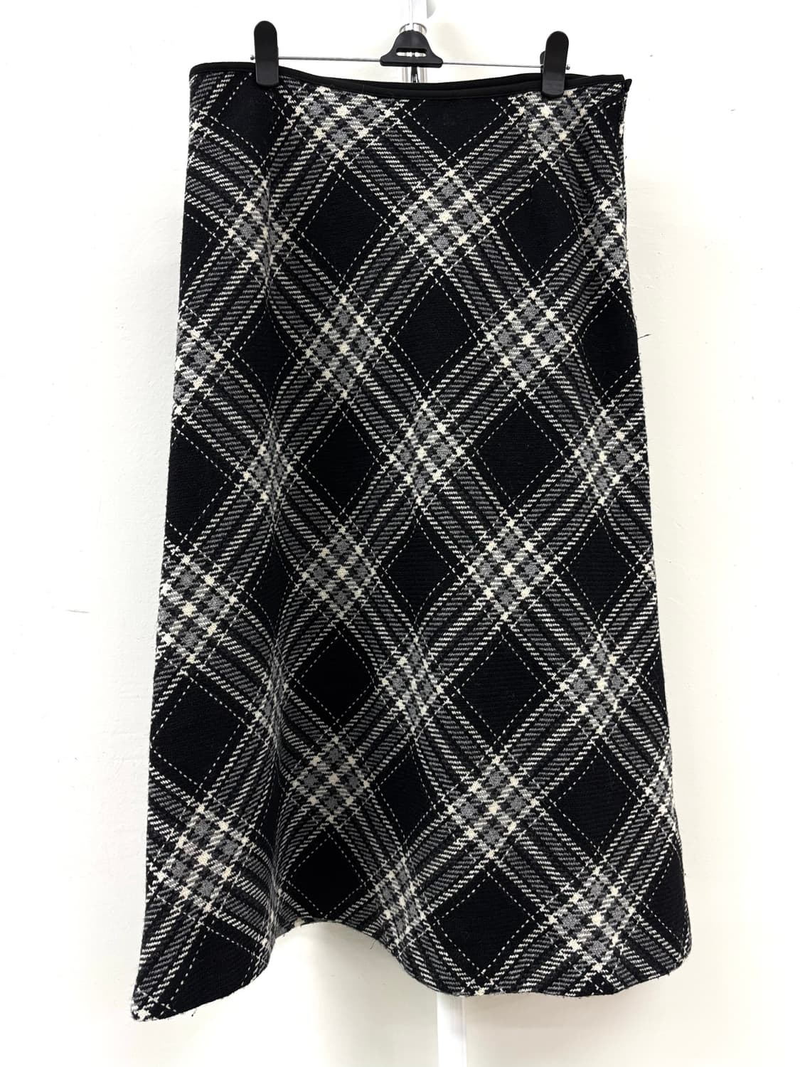 빈티지 블랙 울 스커트 상품이미지4