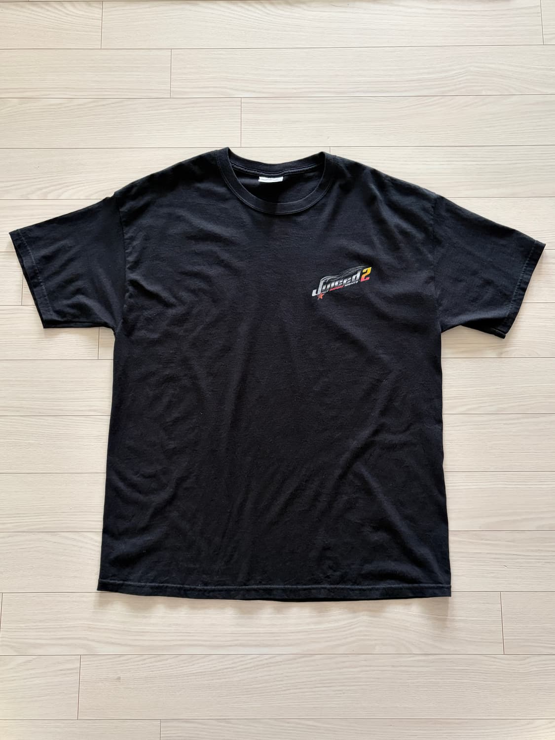 Hanes 헤비웨이트 레이싱 50 50 반팔티 XL (100-105) 상품이미지1