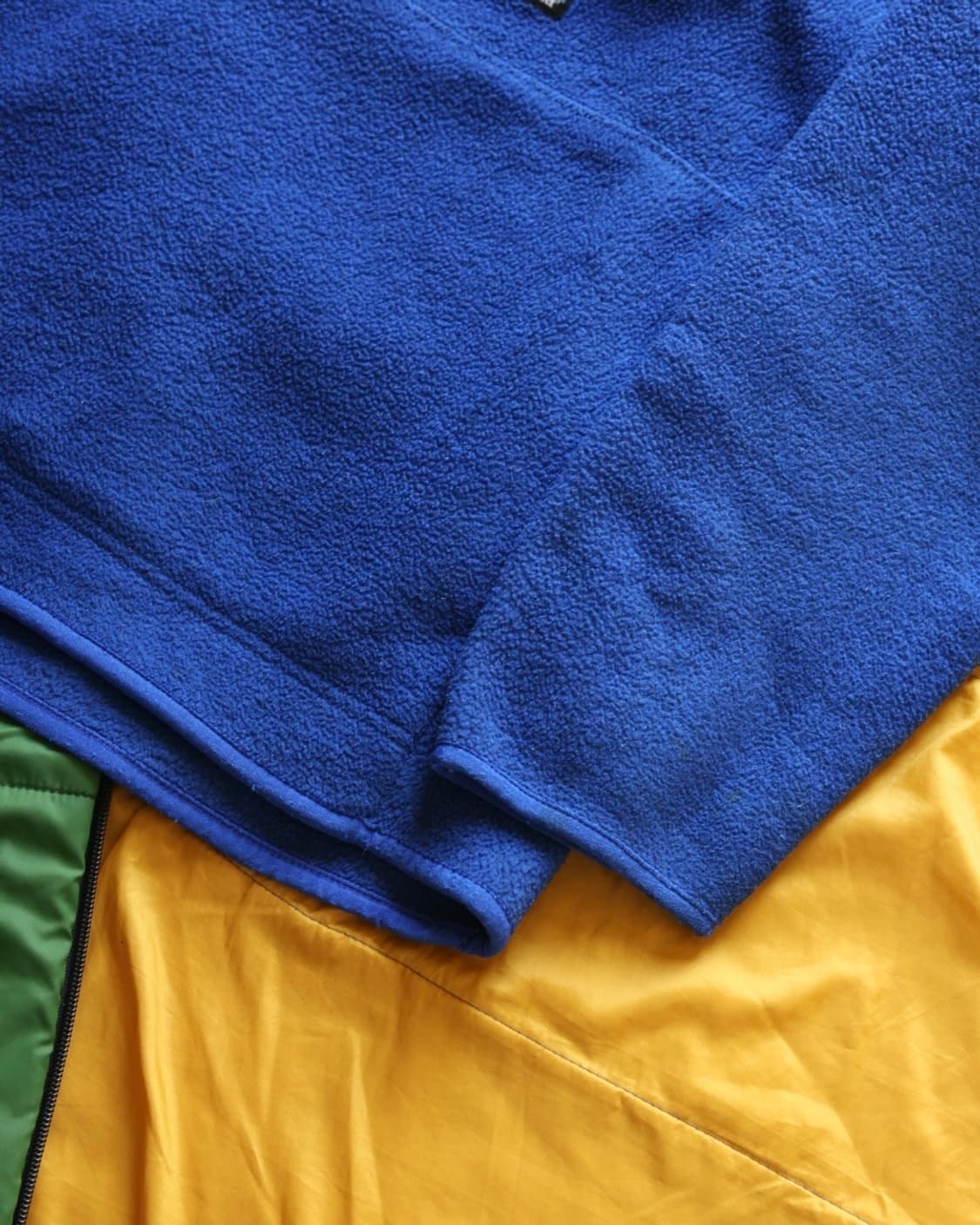 파타고니아 빈티지 00s 마수피얼 신칠라 하프집업 플리스 네이비 블루 L 상품이미지5