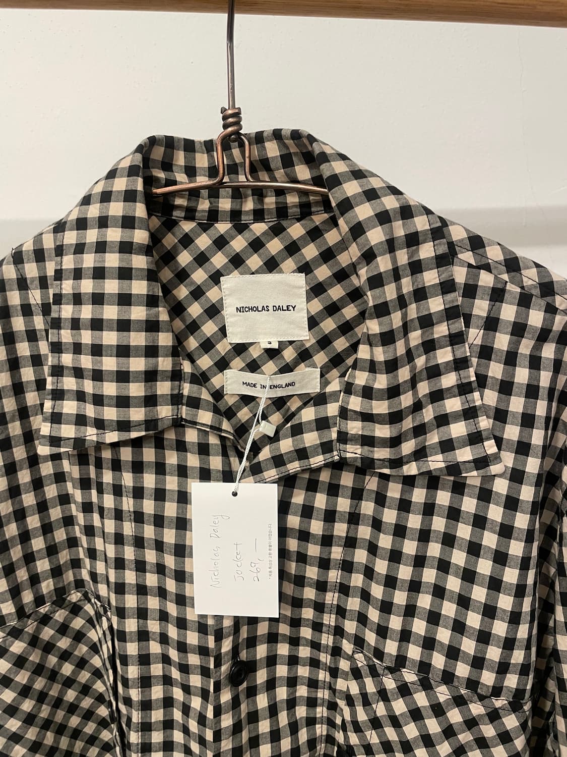 NICHOLAS DALEY check shirt jacket 상품이미지2