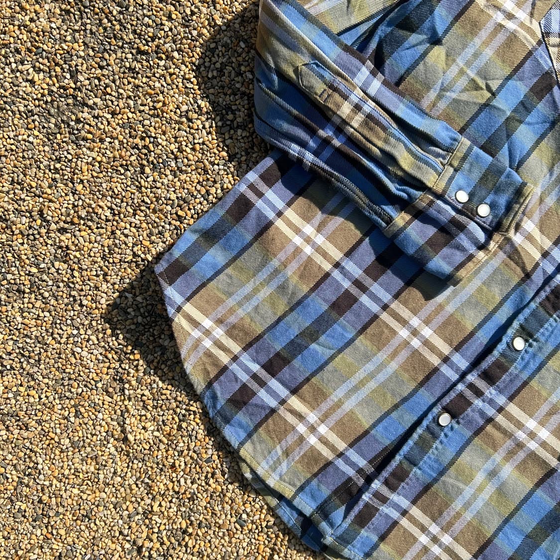 리바이스 웨스턴 화이트 라벨 체크 셔츠 상품이미지3