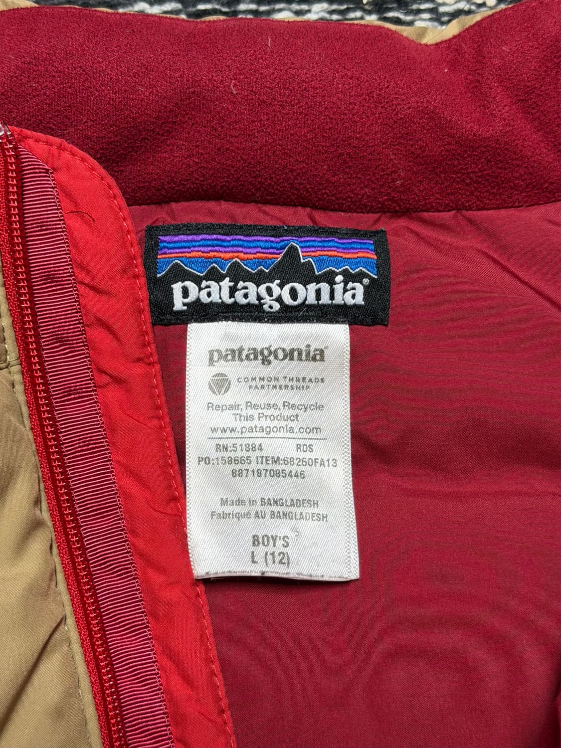 Patagonia kid’s down jacket 상품이미지4