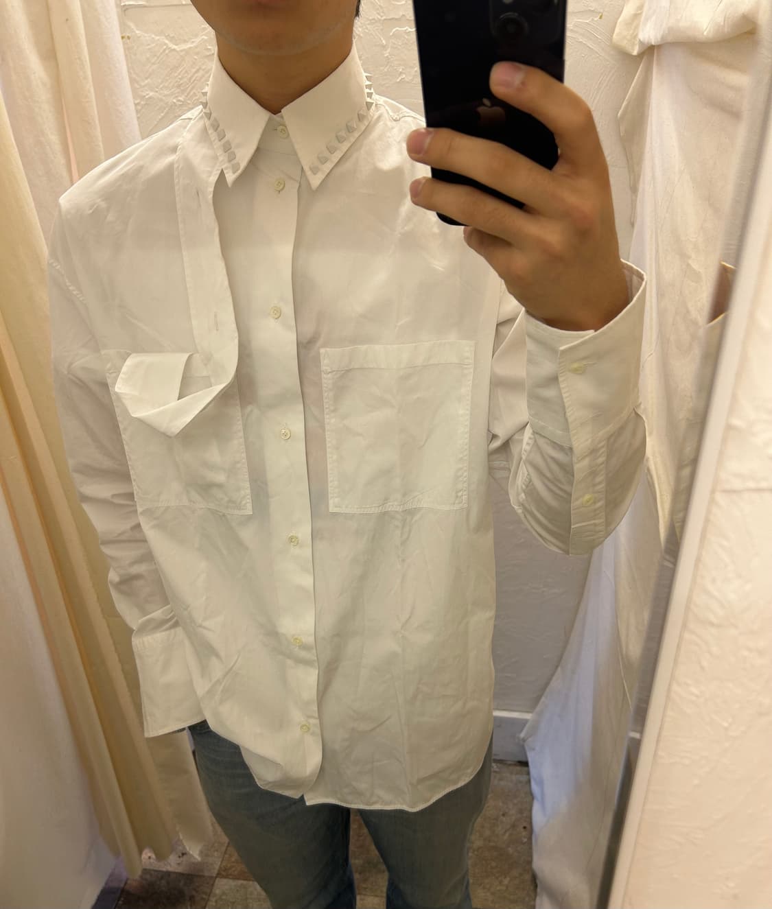 Valentino 스터드 셔츠 상품이미지1