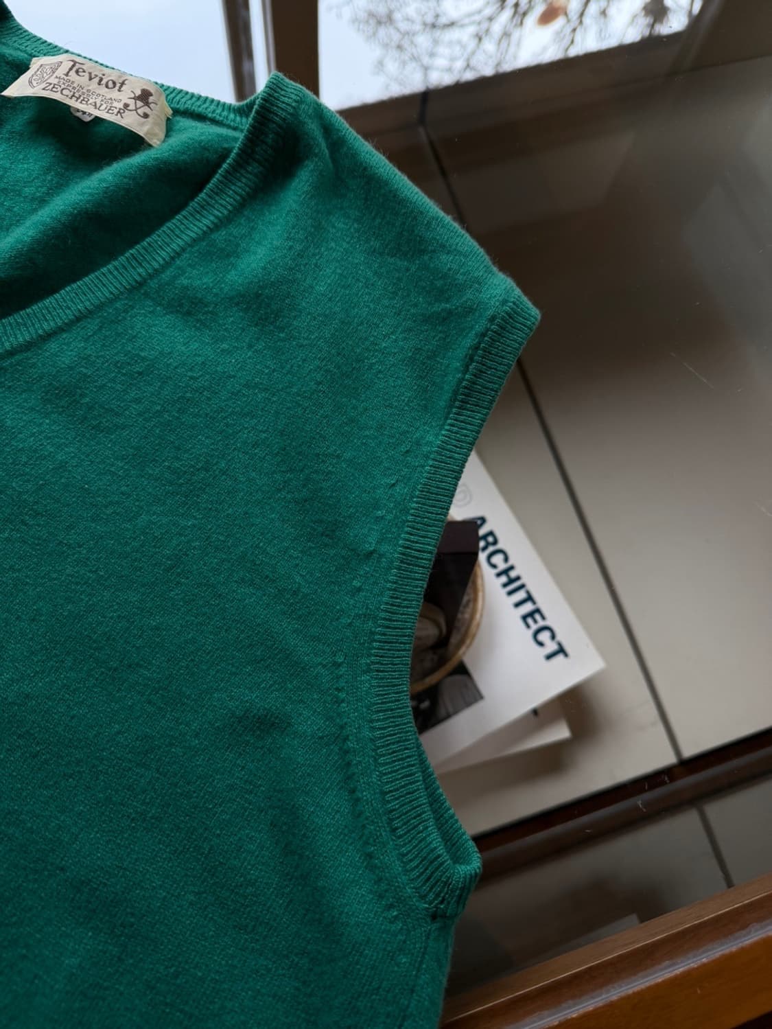 TEVIOT 스코티쉬 램스울 베스트 100 상품이미지7