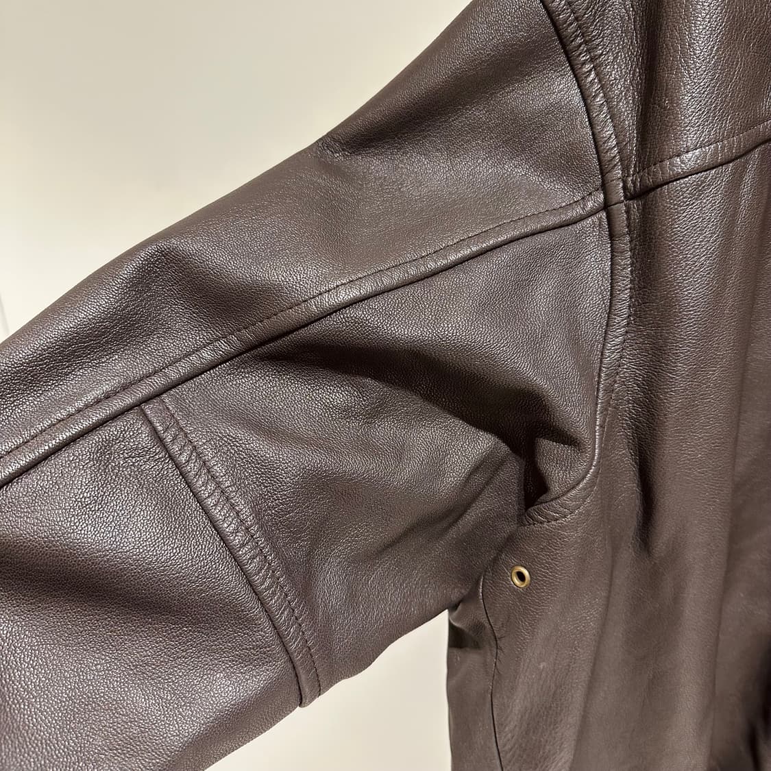 llbean 고트스킨 a-2 자켓 토프브라운 상품이미지3