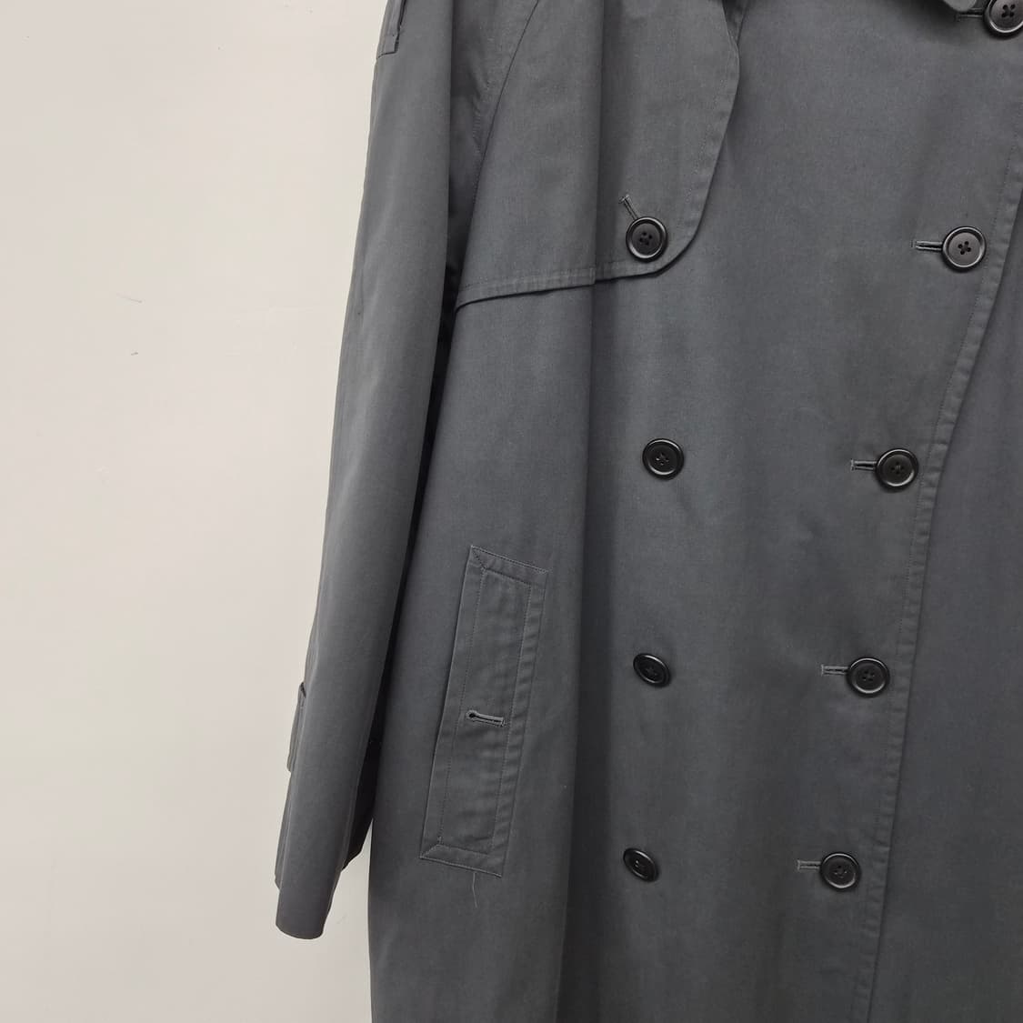 버버리 블랙 롱 트렌치코트 남녀공용 L 상품이미지2