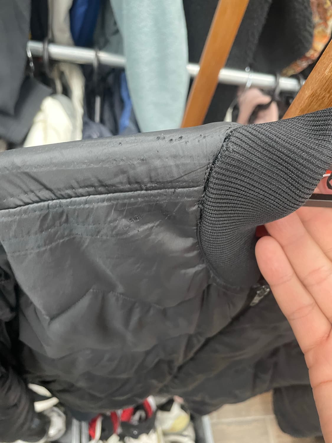 아디다스 퀼팅 패딩 블랙 2XL 55 74 상품이미지4