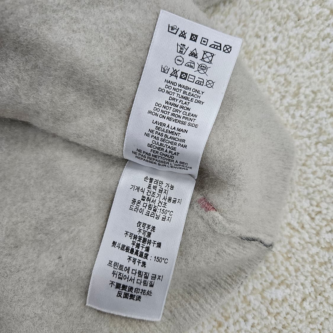 [6Y] 버버리 키즈 캐시미어 체크 가디건(정품 줄어듬) 1027JM2 상품이미지6