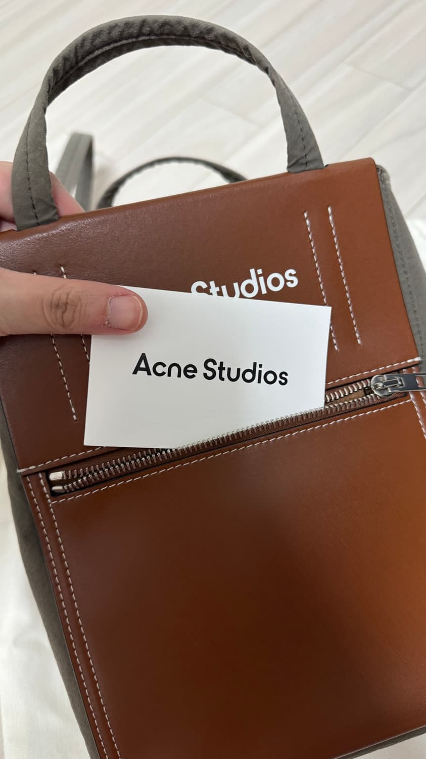 [OS] 아크네 스튜디오 베이커 백 스몰 브라운 상품이미지4