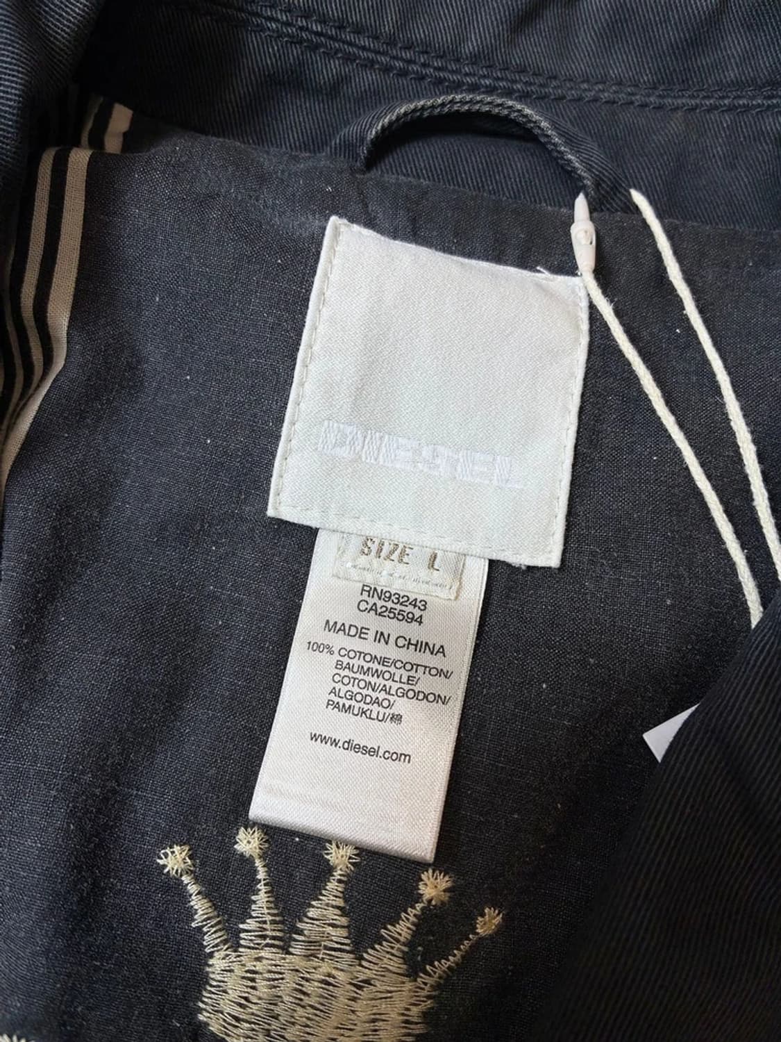 디젤 DIESEL 00's 밀리터리 견장 블레이저 자켓 PN7558 상품이미지8