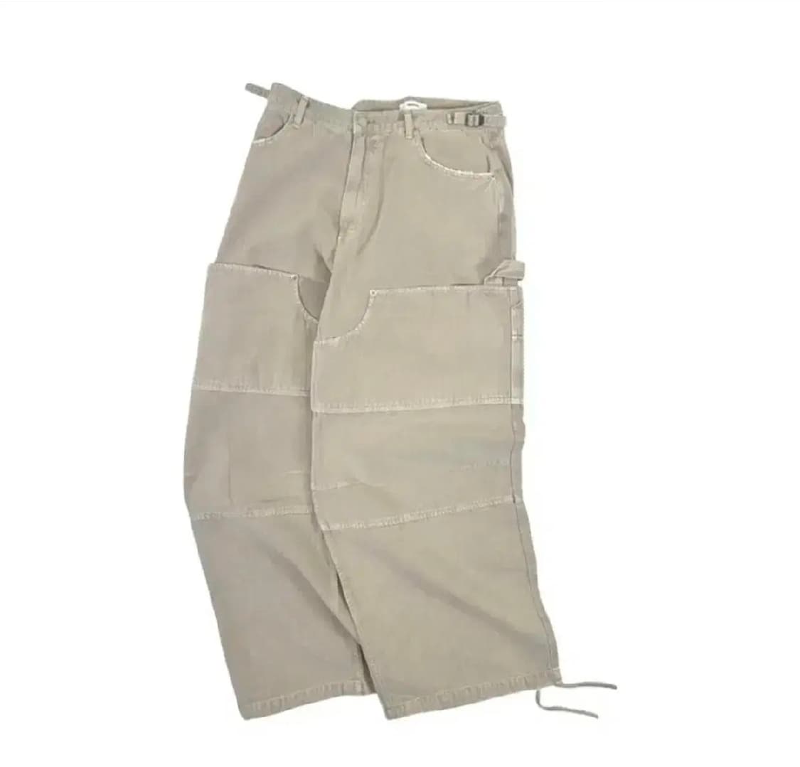 [1] 논노드 더블니 커버 팬츠 빈티지 베이지 상품이미지1