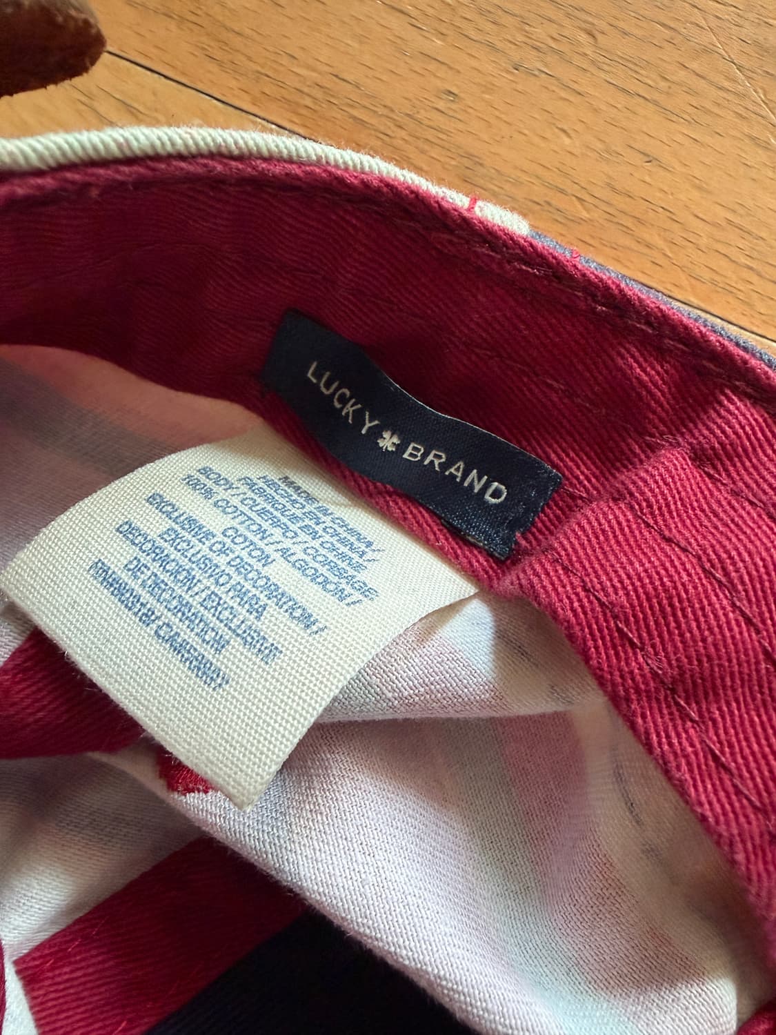 Lucky Brand 체크 모자 상품이미지3