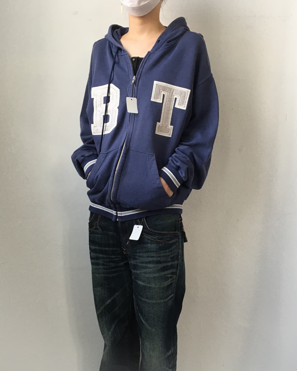 patch point hood zip up 상품이미지8