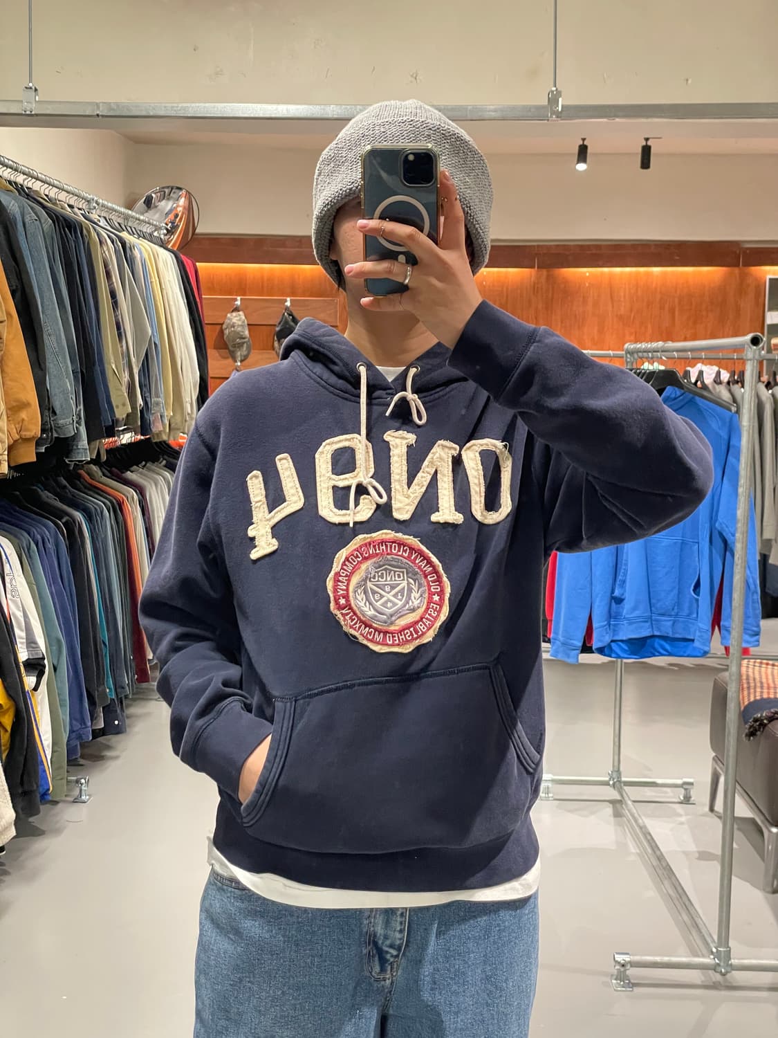 90‘s OLD NAVY 후드 티셔츠   상품이미지3