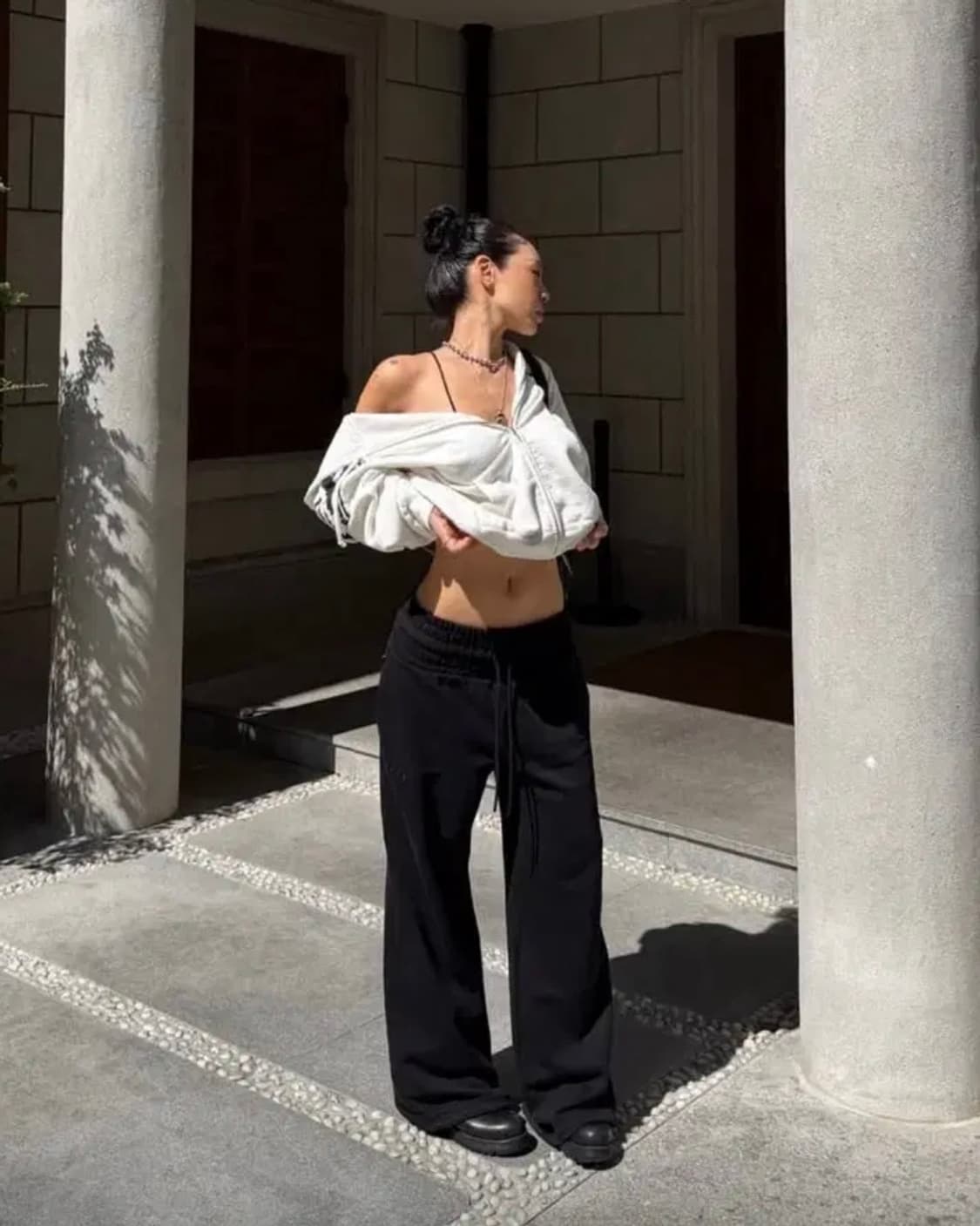 오도어 스킨팬츠 블랙  상품이미지1