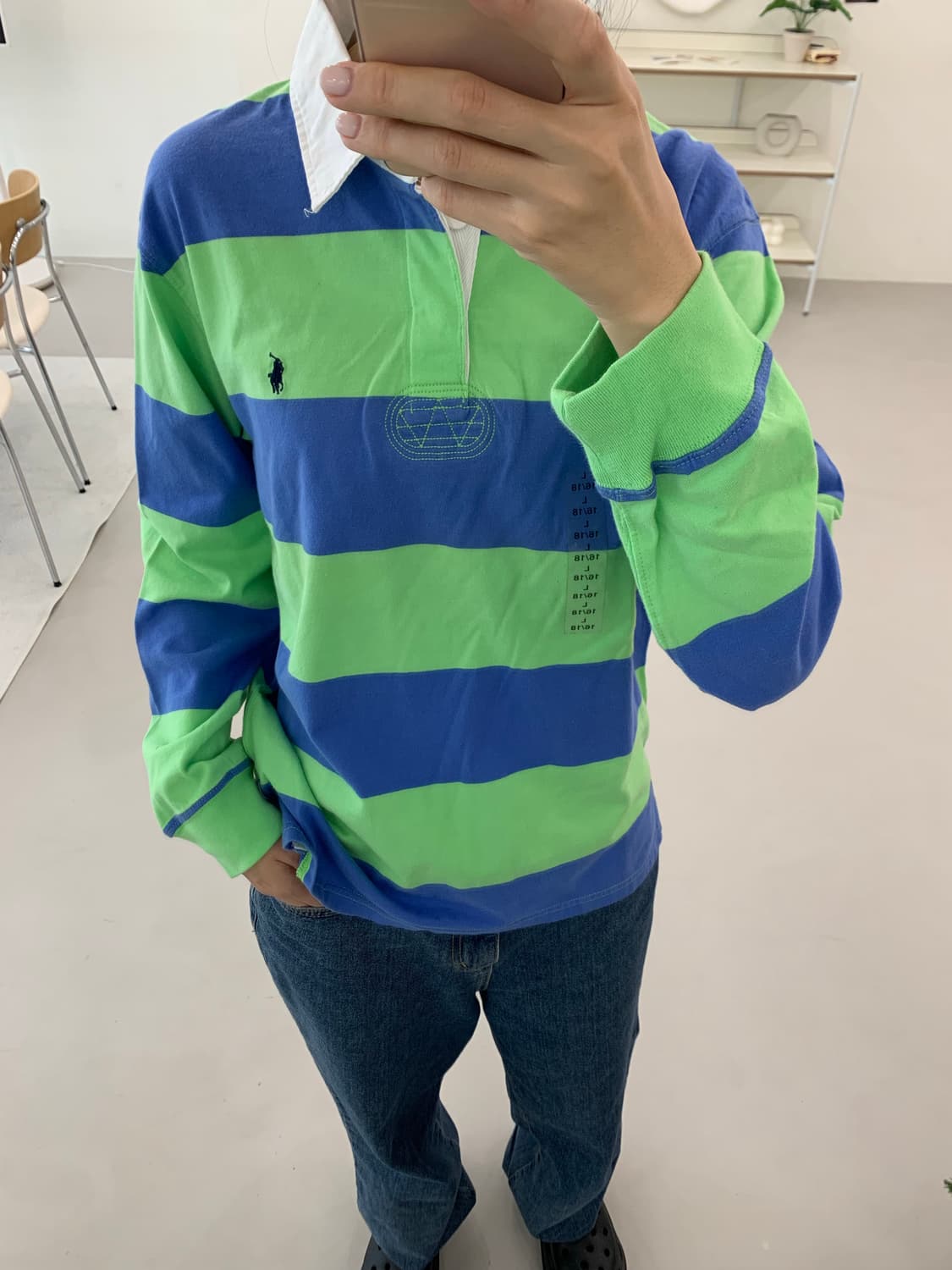 폴로 보이즈 긴팔 럭비 카라티 L(16-18) 상품이미지6