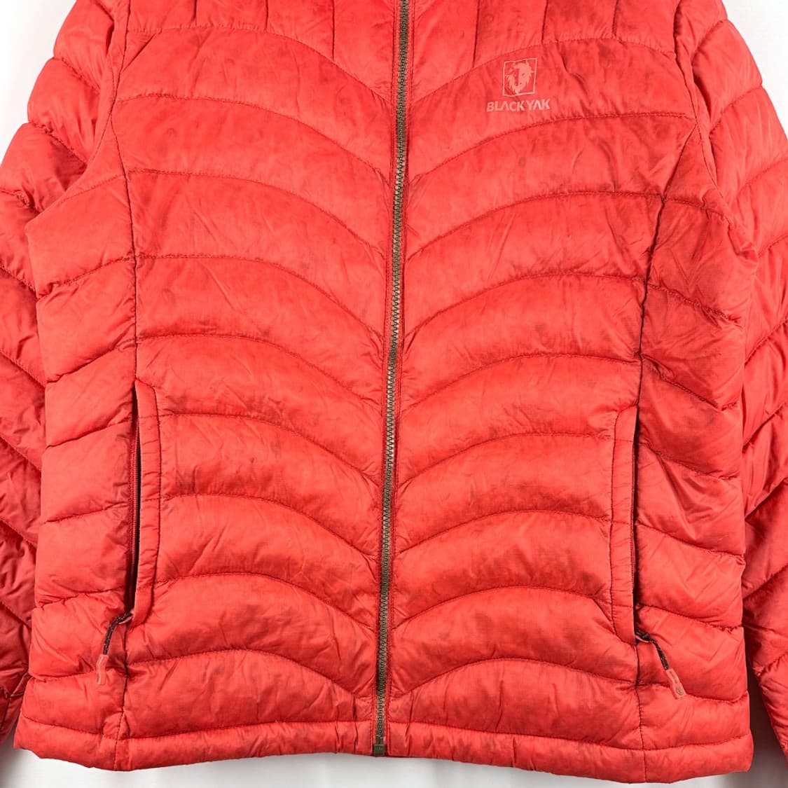 (100) 블랙야크 구스다운 경량패딩 오렌지 상품이미지4
