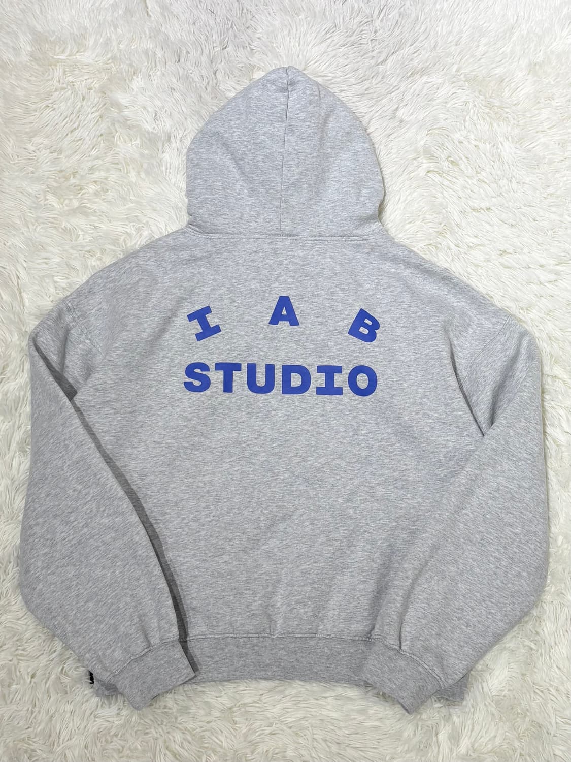 아이앱스튜디오 그레이 빅로고 후드 상품이미지7